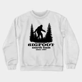 Bigfoot Search Team and Sasquatch T Shirts Crewneck Sweatshirt